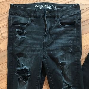 American Eagle  black jeans EUC